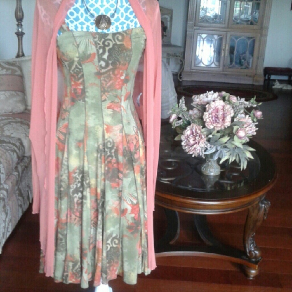 Elana Kattan Dress & Shrug Jacket